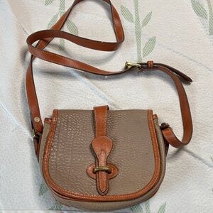 Dooney & Bourke Brown Leather Crossbody Bag
